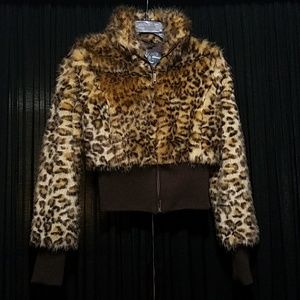 Faux fur jacket